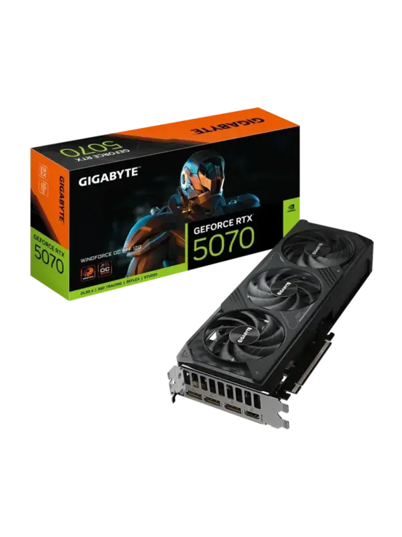Видеокарта Gigabyte RTX 5070 12 ГБ RTL GV-N5070WF3OC-12GD (с ВБ кошельком)