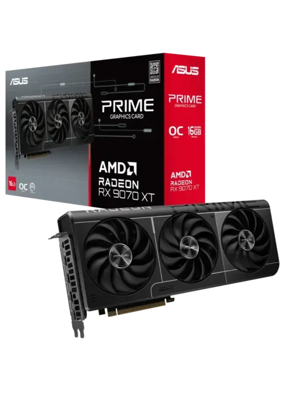 Видеокарта ASUS RX 9070XT 16 ГБ RTL (с макс. кошельком ВБ)