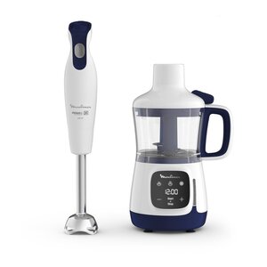 Пароварка + блендер Moulinex Yummy Gourmet DD55W110, для детского питания + 3500 бонусов (с картой OZON)