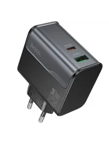 Адаптер сетевой HOCO, PD+QC3.0, USB Type-C, 45W (с ВБ кошельком)