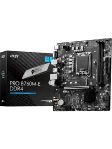 Материнская плата MSI PRO B760M-E (mATX, DDR4)