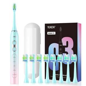 Электрическая зубная щетка YUNCHI C3, 8 насадок (из-за рубежа, с Озон-картой)