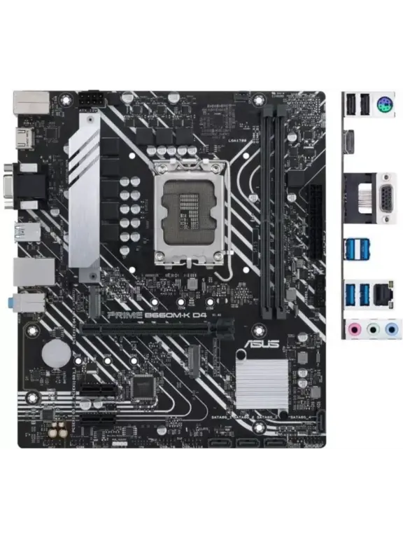 Материнская плата ASUS PRIME B660M-K D4 (mATX, LGA 1700 DDR4)