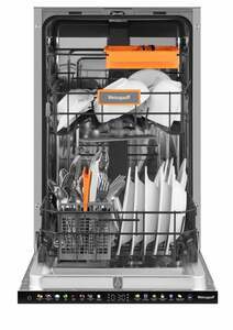 Встраиваемая посудомоечная машина с проекцией времени на полу Weissgauff BDW 4538 Touch Inverter Autoopen Timer Floor