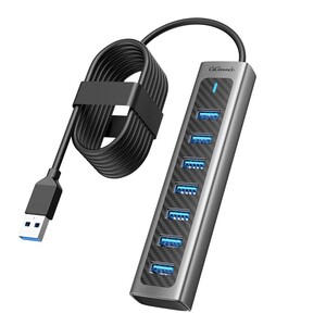USB разветвитель GiGimundo GM7U USB 3.0 (с картой OZON, из-за рубежа)