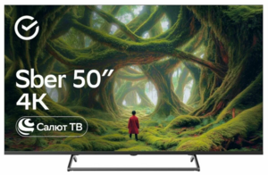 Телевизор Sber 50" SDX-50U4125, 4K UHD, Салют ТВ