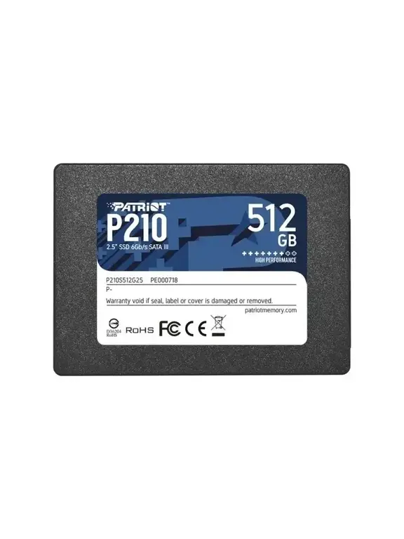 SSD PATRIOT P210 P210S512G25 SATA2.5" 512GB (с ВБ кошельком)
