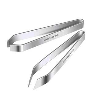 Пинцеты для удаления костей из рыбы, с прямым и косым срезом, 11.5 см, 2 шт. (из-за рубежа)