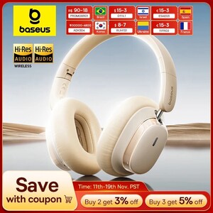 Беспроводные наушники Baseus Bowie H1s с шумоподавлением