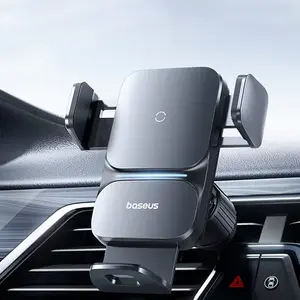 Держатель смартфона Baseus Wisdom Auto Alignment Car Mount Wireless Charger с Qi-зарядкой 
