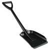 Снеговая автомобильная лопата, с окантовкой (морозостойкий пластик + металл)