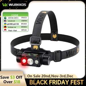 Фонарик для рыбалки Wurkkos HD50 4000LM