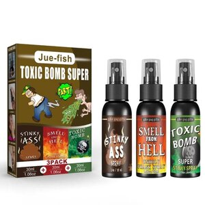 3 флакона пердежного спрея (из-за рубежа, с картой OZON)