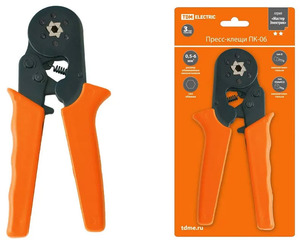 Пресс-клещи ПК-06 TDM для обжима клемм (6 граней)