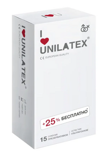 Презервативы UNILATEX UltraThin, 15 шт. (с Ozon картой) 