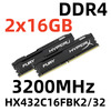 Оперативная память DDR4 32gb HyperX Fury 3200mHz, 2*16gb 