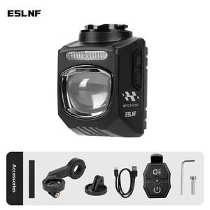 Велофонарь ESLNF 1200 Лм с ходовым огнем и кнопкой управления