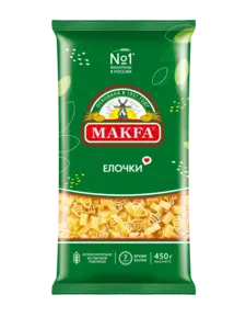 Макароны Makfa Елочки, 450 г (с ВБ кошельком)