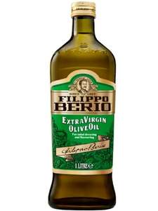 Масло оливковое Filippo Berio Extra Virgin, нерафинированное, 1 л (с картой OZON)