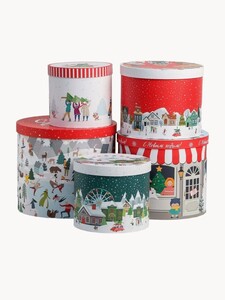 Набор подарочных коробок 5-в-1 «С Новым годом», 13 х 14‒19.5 х 22 см