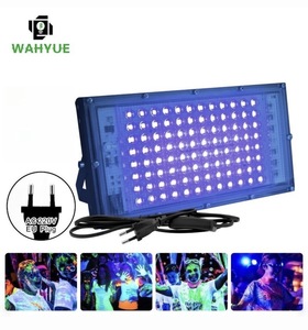 Ультрафиолетовый прожектор WAHYUE 50Вт, 395-400 нм (из-за рубежа, с картой OZON)