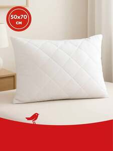 Подушка АШАН Actuel стеганая, 50х70 см (с картой OZON)