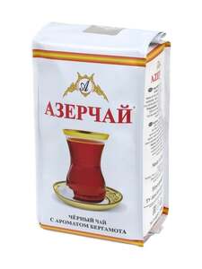 Чай листовой черный Азерчай, с бергамотом, 250 г (с бонусами продавца)