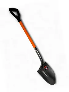 Лопата штыковая остроконечная WEN HK1 короткая, с фибергласовой ручкой 