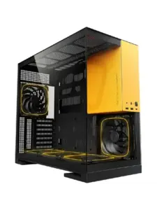 Компьютерный корпус Geometric Future Model 5 Black Yellow (с ВБ кошельком)