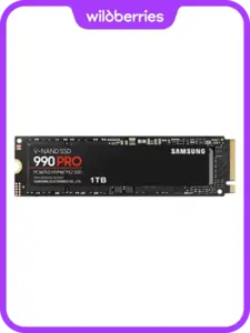 SSD диск Samsung 990 PRO 1 ТБ M.2 PCI-E 4.0 (MZ-V9P1T0BW) (с ВБ кошельком)