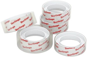 Клейкая лента Berlingo AT1510, прозрачная, 15 мм х 10 м, 10 шт. (с Озон счетом)