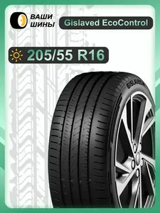 Шины летние Gislaved EcoControl 205/55 R16 91V (с ВБ кошельком)