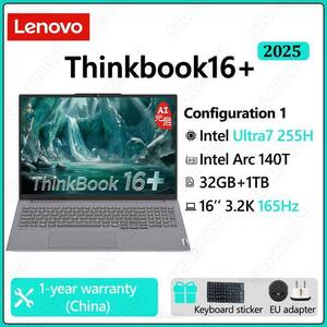 Ноутбук Lenovo Thinkbook 16+ 2025 U7 32Г 1 ТБ 16 дюймов 3,2K 165 Гц (из-за рубежа)