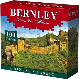 Bernley чай зеленый в пакетиках 100 штук (с Озон картой)
