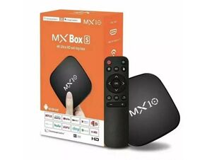 Смарт ТВ приставка MX10 4K Ultra HD Box S 