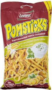Акция 2 по цене 1, в онлайн-магазине (например, Чипсы Lorenz Pomsticks Соломкой со вкусом сметаны и специй, 100г)